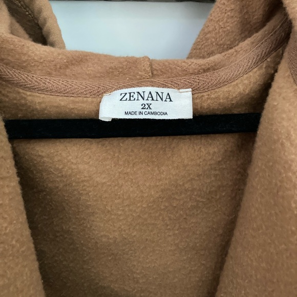 Carhart brown tan color zip up hoody - Picture 2 of 4